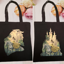 Load image into Gallery viewer, Beauty and the Beast Belle Tote Bag

