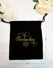 Load image into Gallery viewer, Pride and Prejudice Drawstring bag - Pemberley - Jane Austen pouch - gift bag
