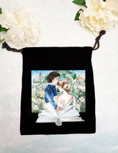 Load image into Gallery viewer, Pride and Prejudice Drawstring bag - Pemberley - Jane Austen pouch - gift bag

