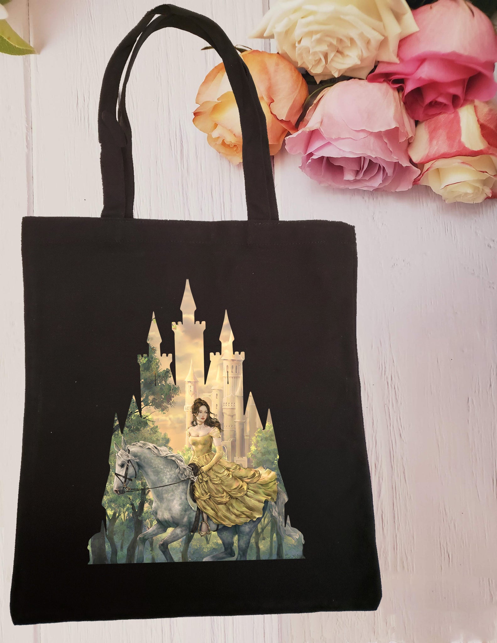 Disney TOTE BAGS: Beauty and the Beast Sleeping Beauty the 