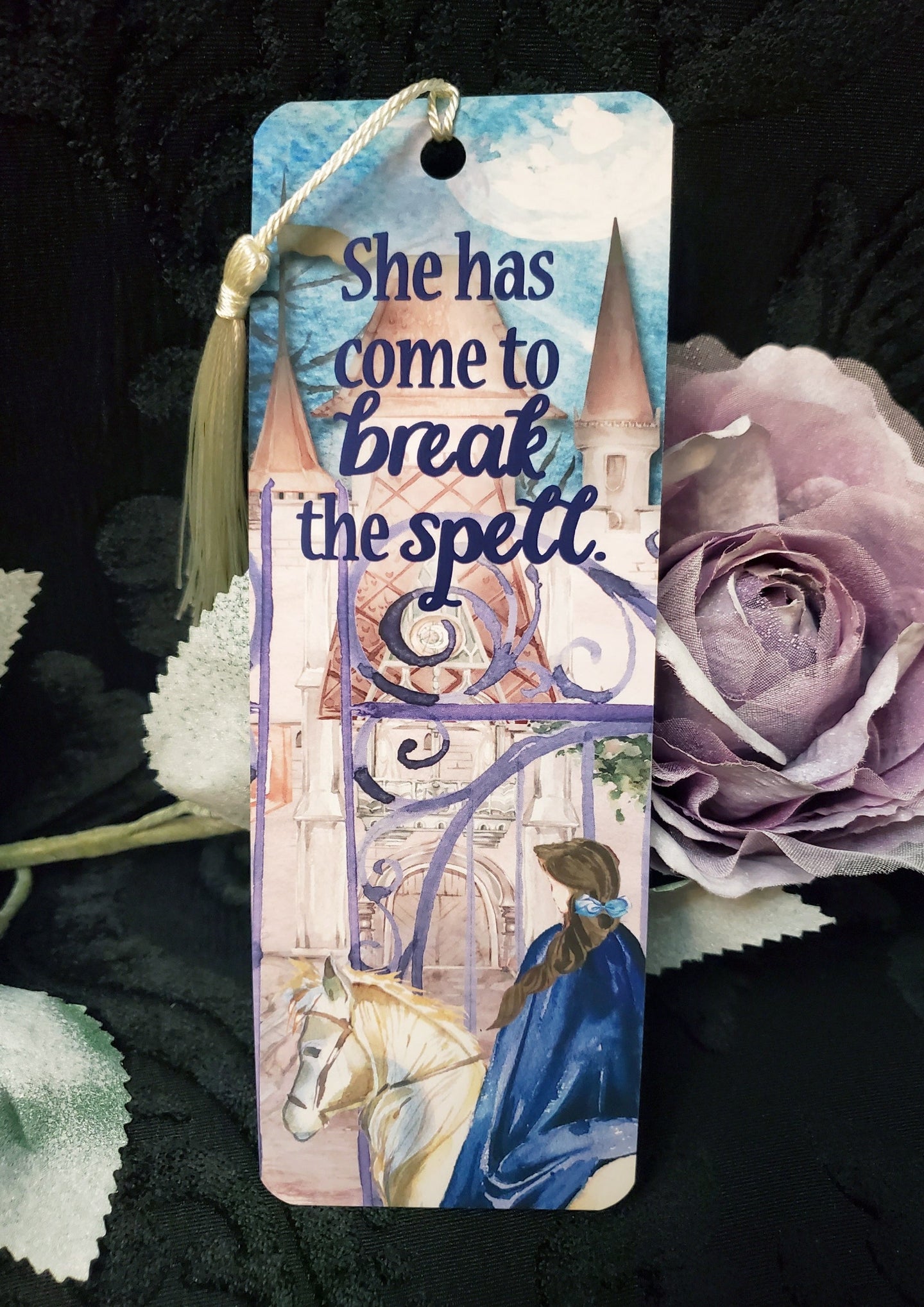 Beauty and the Beast bookmark - Castle road