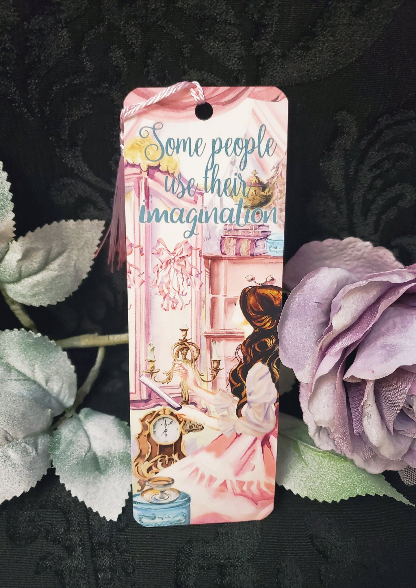 Beauty and the Beast bookmark - Pink imagination