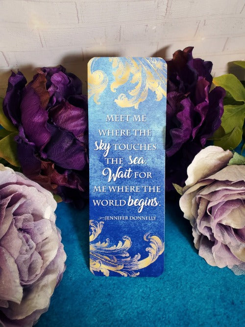 Meet me where the sky touches the sea - Large Bookmark