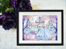 Load image into Gallery viewer, Fairytale Mashup - Cinderella, Snow Queen - 5x7 Art Print
